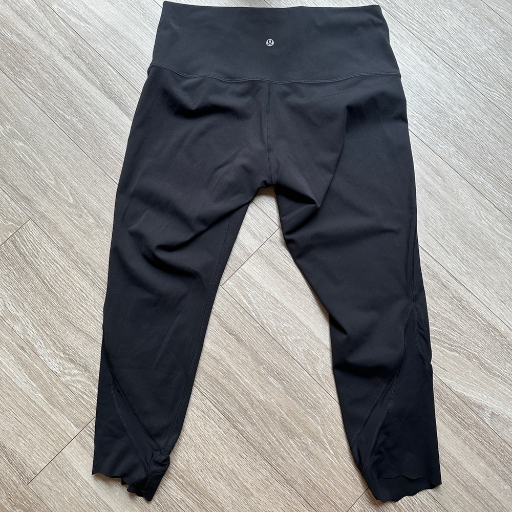 Lululemon align scalloped hem high rise pants size 12
